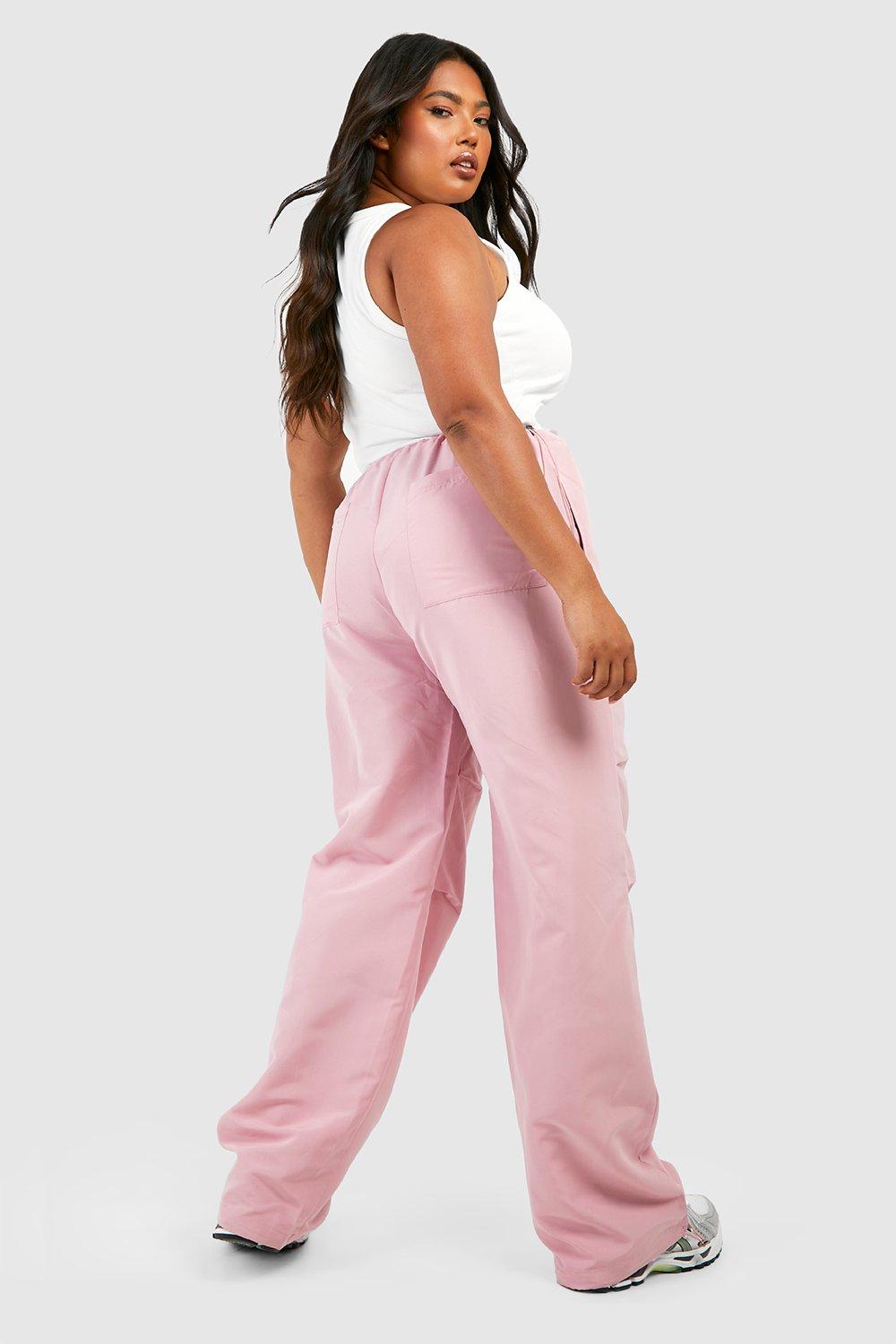 Pink best sale shell joggers